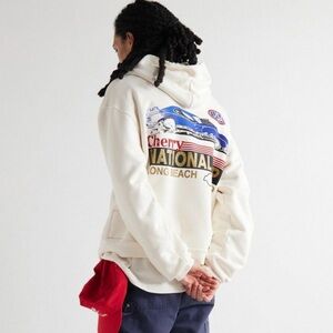 Cherry LA White Hoodie